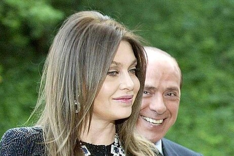 Veronica Lario con Silvio Berlusconi